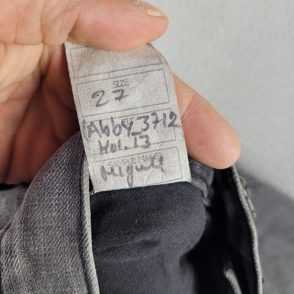Current Elliott‎ Jeans Womens 27 Gray Denim Abby The Boyfriend Straight Short - Picture 12 of 13